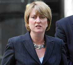 British Home Secretary Jacqui Smith